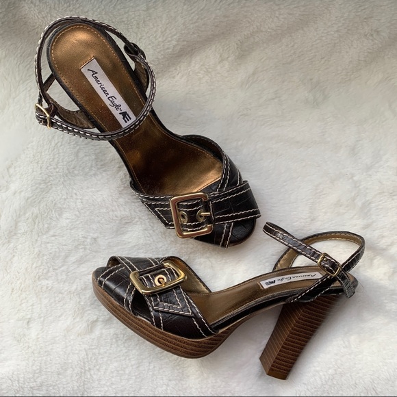 American Eagle Outfitters Shoes - ⚡️FLASH SALE⚡️American Eagle Black Heel Shoe